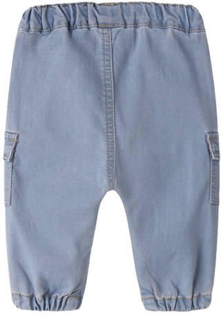 NAME IT BABY NBMPBEN relaxed fit cargo jeans mediumblauw Jongens Denim
