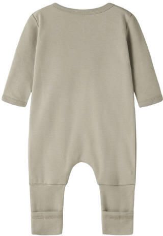 NAME IT BABY pyjama bruin groen (set van 2) Multi Jongens Katoen Ronde hals - Foto 3