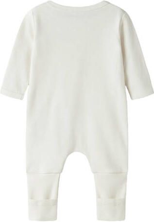 NAME IT BABY pyjama ecru grijs (set van 2) Multi Katoen Ronde hals - Foto 3
