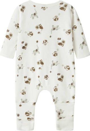 NAME IT BABY pyjama groen wit (set van 2) Multi Katoen Ronde hals - Foto 3