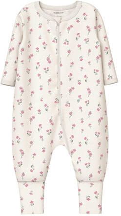 NAME IT BABY pyjama lila ecru (set van 2) Multi Meisjes Katoen Ronde hals - Foto 3