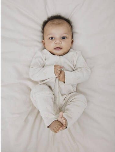 Name it BABY pyjama met all over print beige bruin Katoen Ronde hals 104 - Foto 3