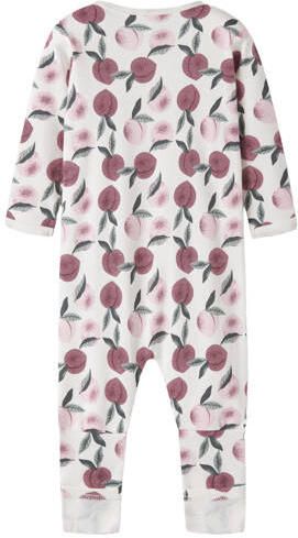NAME IT BABY pyjama met print ecru roze donkerroze Meisjes Katoen Ronde hals - Foto 3