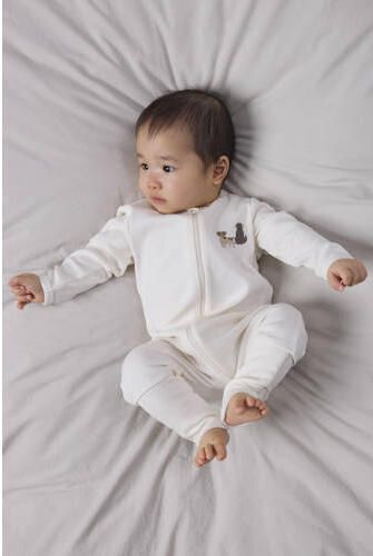NAME IT BABY pyjama met print groen ecru Jongens Katoen Ronde hals All over print - Foto 2
