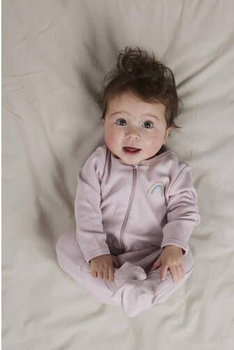 NAME IT BABY pyjama NBFNIGHTSUIT ecru lila (set van 2) Meisjes Katoen Ronde hals - Foto 7