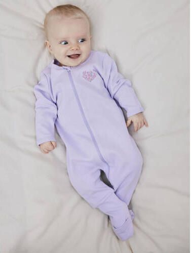 Name it BABY pyjama NBFNIGHTSUIT lila Paars Katoen Ronde hals 104 - Foto 3