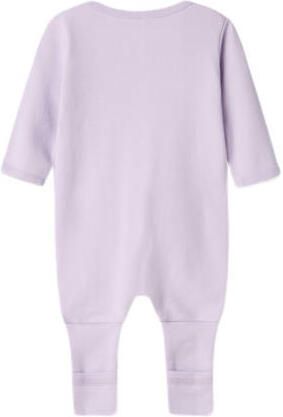Name it BABY pyjama NBFNIGHTSUIT lila Paars Katoen Ronde hals 104 - Foto 2