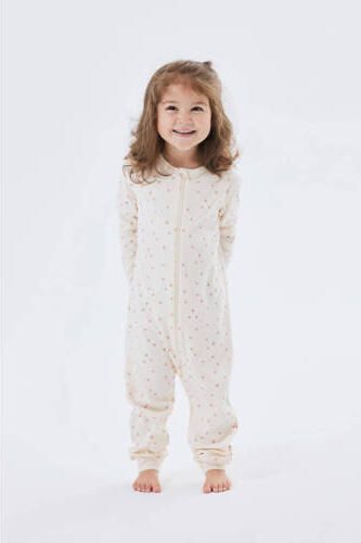 Name it BABY pyjama NBFNIGHTSUIT offwhite roze Ecru Meisjes Katoen Ronde hals 50 - Foto 3