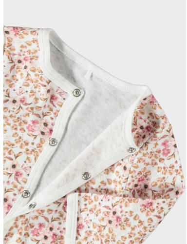 Name it BABY pyjama NBFNIGHTSUIT set van 2 Onesie Rood Meisjes Katoen Ronde hals 50 - Foto 2