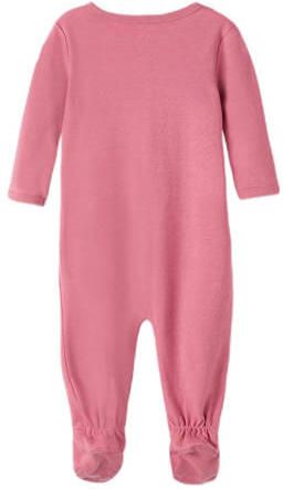 Name it BABY pyjama NBFNIGHTSUIT set van 2 Onesie Rood Meisjes Katoen Ronde hals 50 - Foto 4