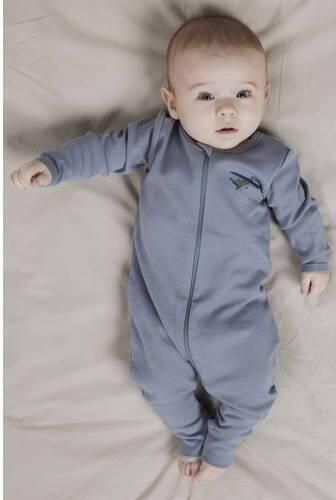 NAME IT BABY pyjama NBMNIGHTSUIT beige blauw (set van 2) Jongens Katoen Ronde hals - Foto 9