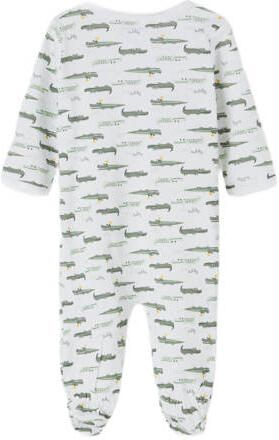 Name it BABY pyjama NBMNIGHTSUIT set van 2 Onesie Groen Jongens Katoen Ronde hals 50 - Foto 5