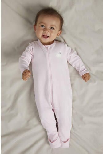 NAME IT BABY pyjama roze blauw (set van 2) Multi Meisjes Katoen