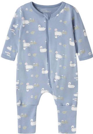 NAME IT BABY pyjama roze blauw (set van 2) Multi Meisjes Katoen - Foto 2
