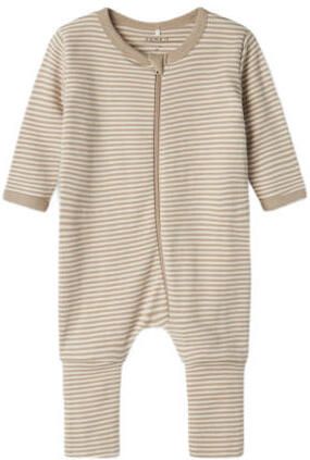 Name it BABY pyjama set van 2 donkerblauw wit Beige Jongens Katoen Ronde hals 104 - Foto 2