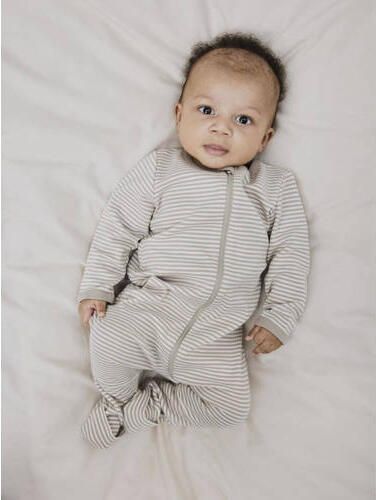 Name it BABY pyjama set van 2 donkerblauw wit Beige Jongens Katoen Ronde hals 104