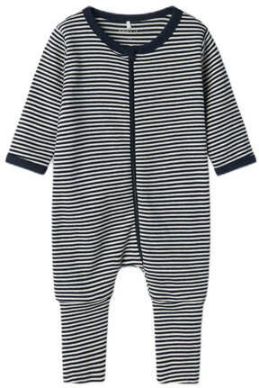 Name it BABY pyjama set van 2 donkerblauw wit Jongens Katoen Ronde hals 104 - Foto 2