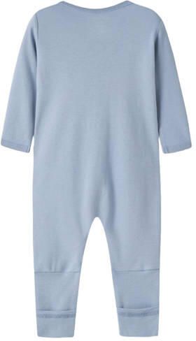 NAME IT BABY pyjama's met print (set van 2) Blauw Jongens Katoen Ronde hals - Foto 3