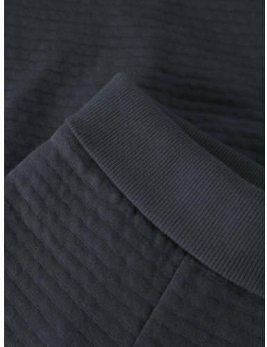 NAME IT BABY quilted jacquard joggingbroek donkerblauw Jongens Sweat - Foto 2