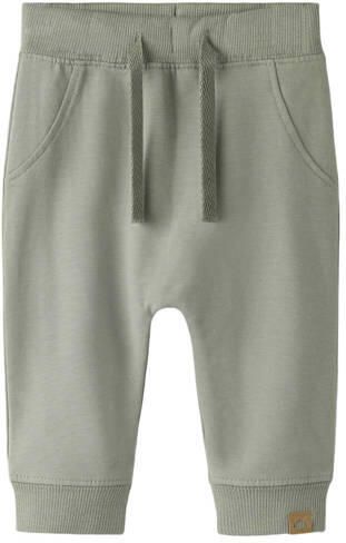 NAME IT BABY regular babybroek Groen Jongens Katoen Effen