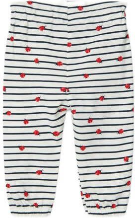 Name it BABY regular fit broek NBFFELIAS met all over print wit blauw rood Meisjes Katoen 56 - Foto 2