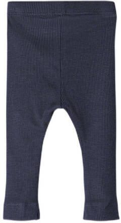 Name it BABY regular fit legging NBNKAB donkerblauw Katoen 110