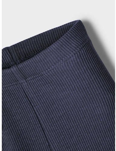 Name it BABY regular fit legging NBNKAB donkerblauw Katoen 110 - Foto 3