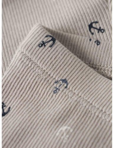 NAME IT BABY regular legging beige gebreid Broek Jongens Stretchkatoen - Foto 2