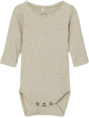 NAME IT BABY romper lichtroze ecru (set van 2) Katoen Ronde hals - Foto 5