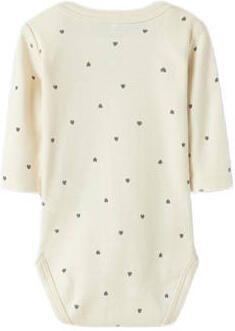 NAME IT BABY romper mauve ecru (set van 3) Meisjes Katoen Ronde hals - Foto 8