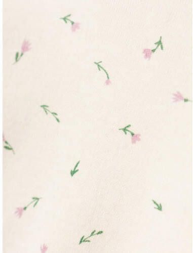 Name it BABY romper NBFBODY set van 2 beige lila Meisjes Biologisch katoen Ronde hals 80