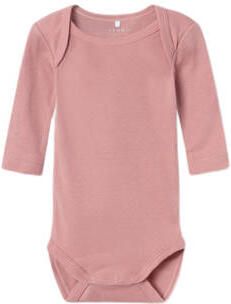 Name it BABY romper NBFBODY set van 2 roze ofwhite Meisjes Katoen Ronde hals 50 - Foto 2