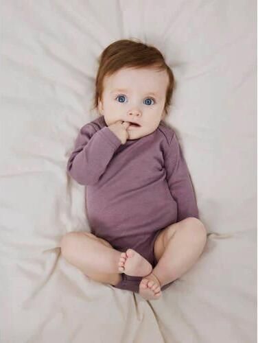 Name it BABY romper NBFBODY set van 3 wit lila paars Meisjes Katoen Ronde hals 50