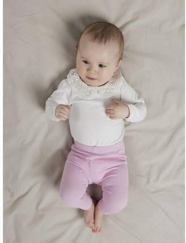 NAME IT BABY romper NBFTYLLA wit Meisjes Katoen Klassieke kraag Effen - Foto 3