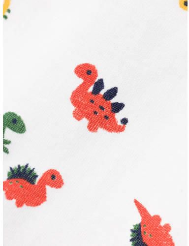 Name it BABY romper NBMBODY met all over print set van 2 wit d.blauw Zwart Jongens Katoen Ronde hals 62