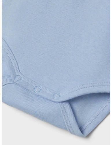Name it BABY romper NBMFANNO blauw Jongens Katoen Ronde hals Effen 62 - Foto 3