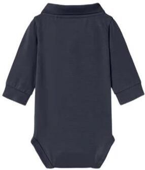 Name it BABY romper NBMHOLGER donkerblauw Jongens Katoen Polokraag Effen 56 - Foto 2
