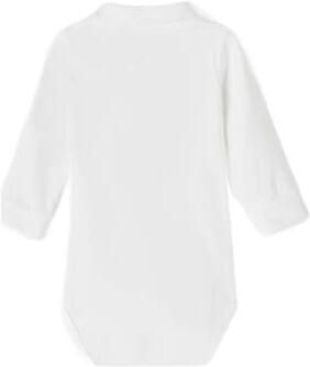 Name it BABY romper NBMHOLGER wit Jongens Katoen Polokraag Effen 56 - Foto 2