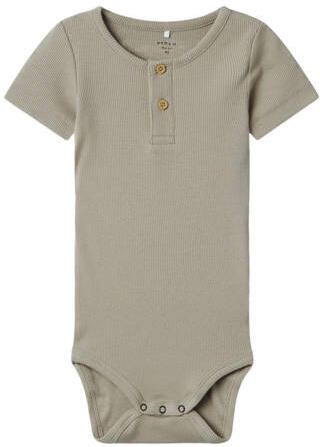 Name It Body met korte mouwen NBMKAB SS BODY NOOS Katoenmix korte mouw knoopdetails - Foto 4
