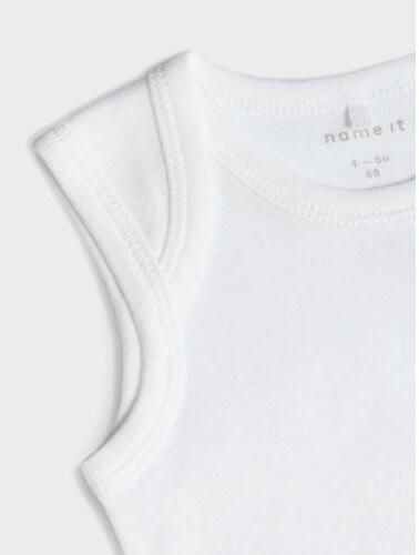 Name it BABY romper NBNBODY set van 3 wit Katoen Ronde hals 56 - Foto 6