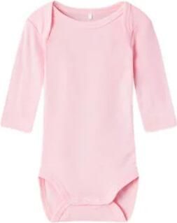Name it BABY romper set van 2 met all overprint roze wit Meisjes Katoen Ronde hals 80 - Foto 3