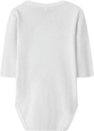 NAME IT BABY romper wit beige (set van 2) Katoen Ronde hals - Foto 6