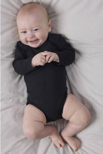 NAME IT BABY romper zwart (set van 3) Katoen Ronde hals - Foto 2