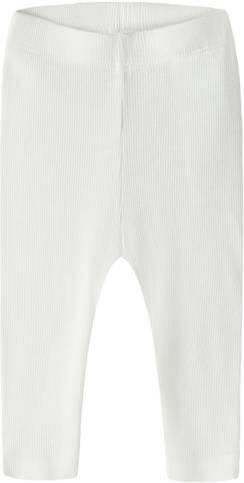 NAME IT BABY skinny babybroek Legging Wit Stretchkatoen