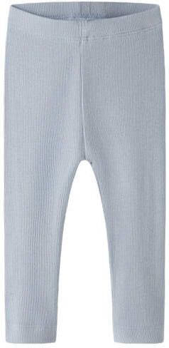 NAME IT BABY skinny babybroek lichtblauw Legging Stretchkatoen