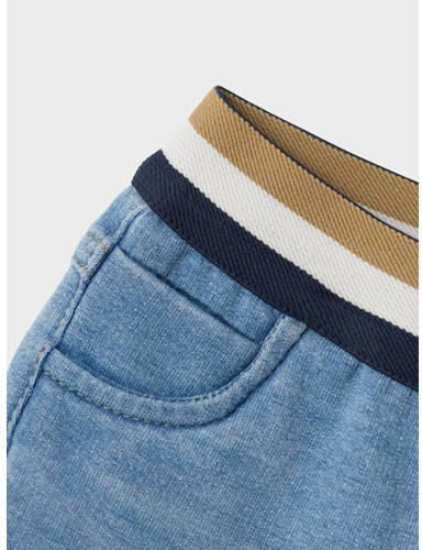 Name it BABY skinny broek NBMSILAS light blue denim Jeans Blauw Jongens Stretchkatoen 80