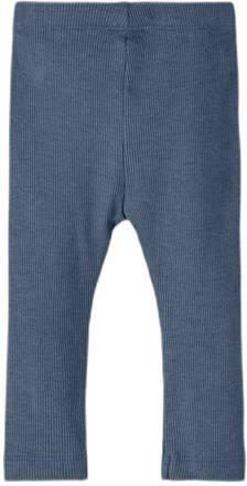 Name it BABY skinny broek NBNKAB blauw melange Legging Katoen 104