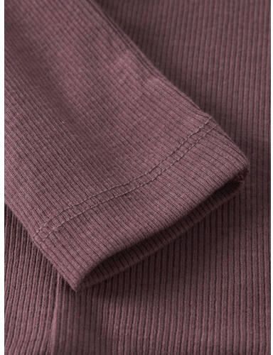 NAME IT BABY skinny legging paars Stretchkatoen Effen - Foto 2