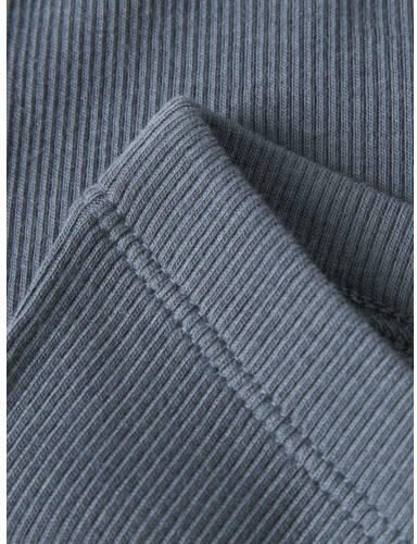 NAME IT BABY skinny regular waist babybroek rib gebreid Legging Blauw Stretchkatoen - Foto 2