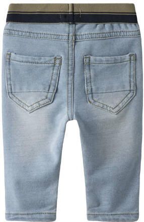 NAME IT BABY slim fit jeans light blue denim Blauw Jongens Katoen Effen - Foto 3
